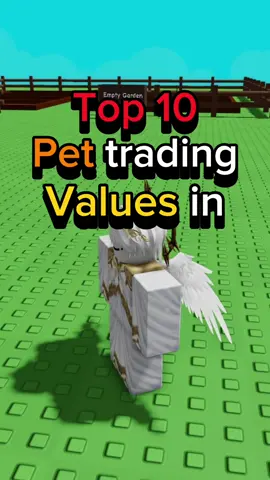Top 10 PET TRADING VALUES in Grow a Garden. Updated and Accurate! #growagarden #gag #fyp #roblox #gaming 