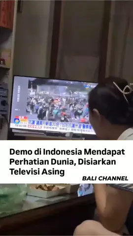 Dari jalanan hingga headline internasional 🌎✊ Suara rakyat Indonesia menggema sampai dunia.