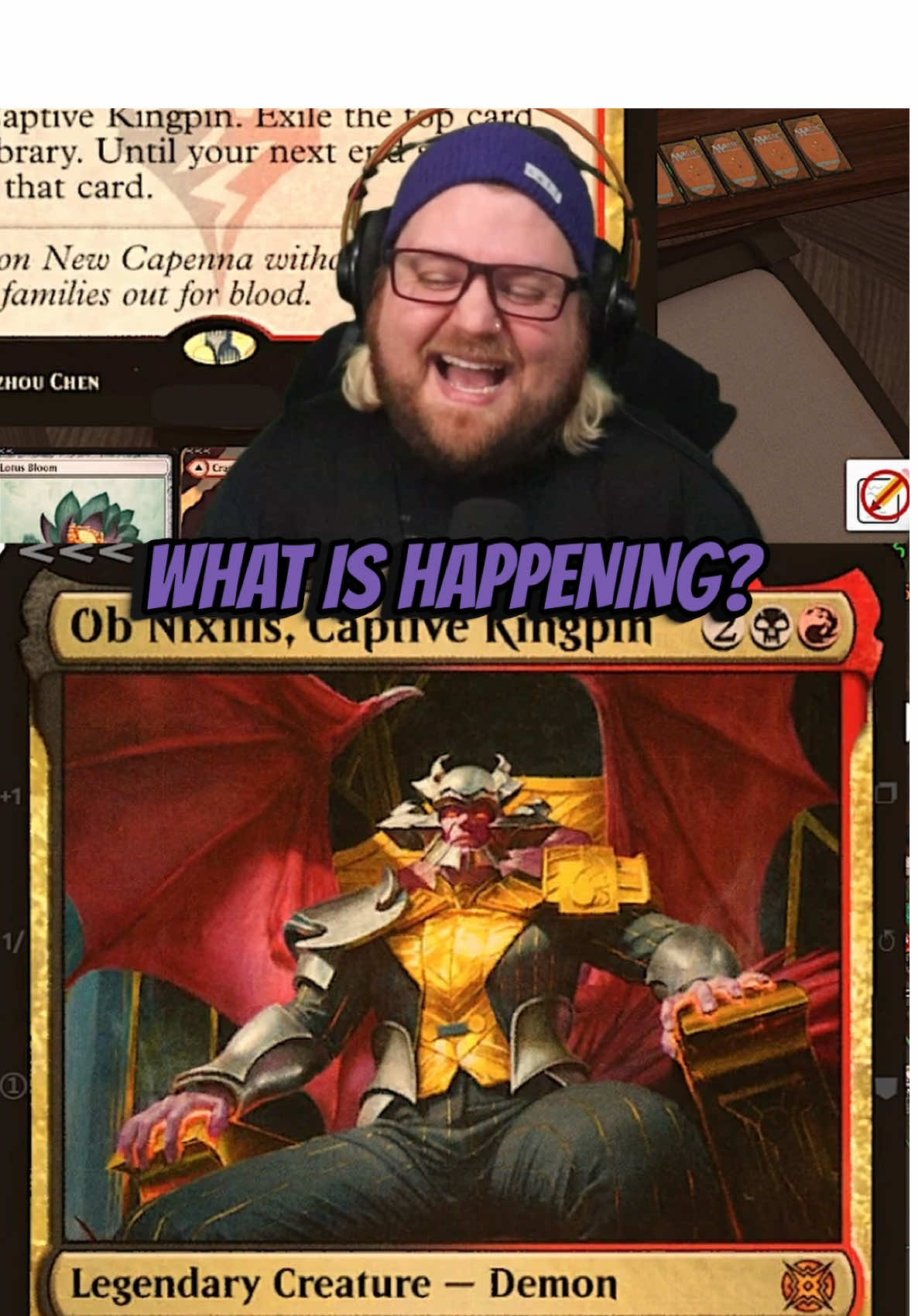 When the role-player joins MTG night #mtg #magicthegathering #mtgtiktok #mtgcommunity #mtgcommander
