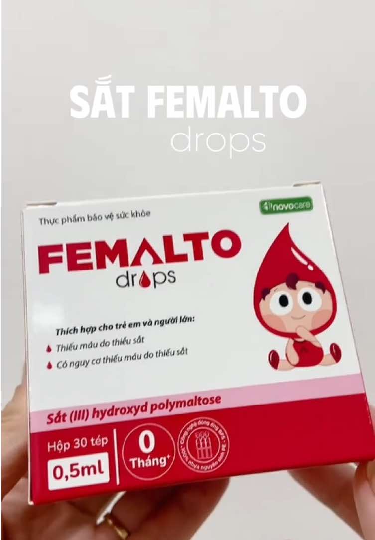 Sắt hữu cơ Femalto #sathuuco #femalto #bosungsatduphong #satchobe 