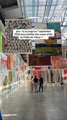 C’est la rentrée 📚 ! Viens vite profiter des #expos d’été avant leur fermeture au #palaisdetokyo 👀  #artcontemporain #sortirparis #rentree  