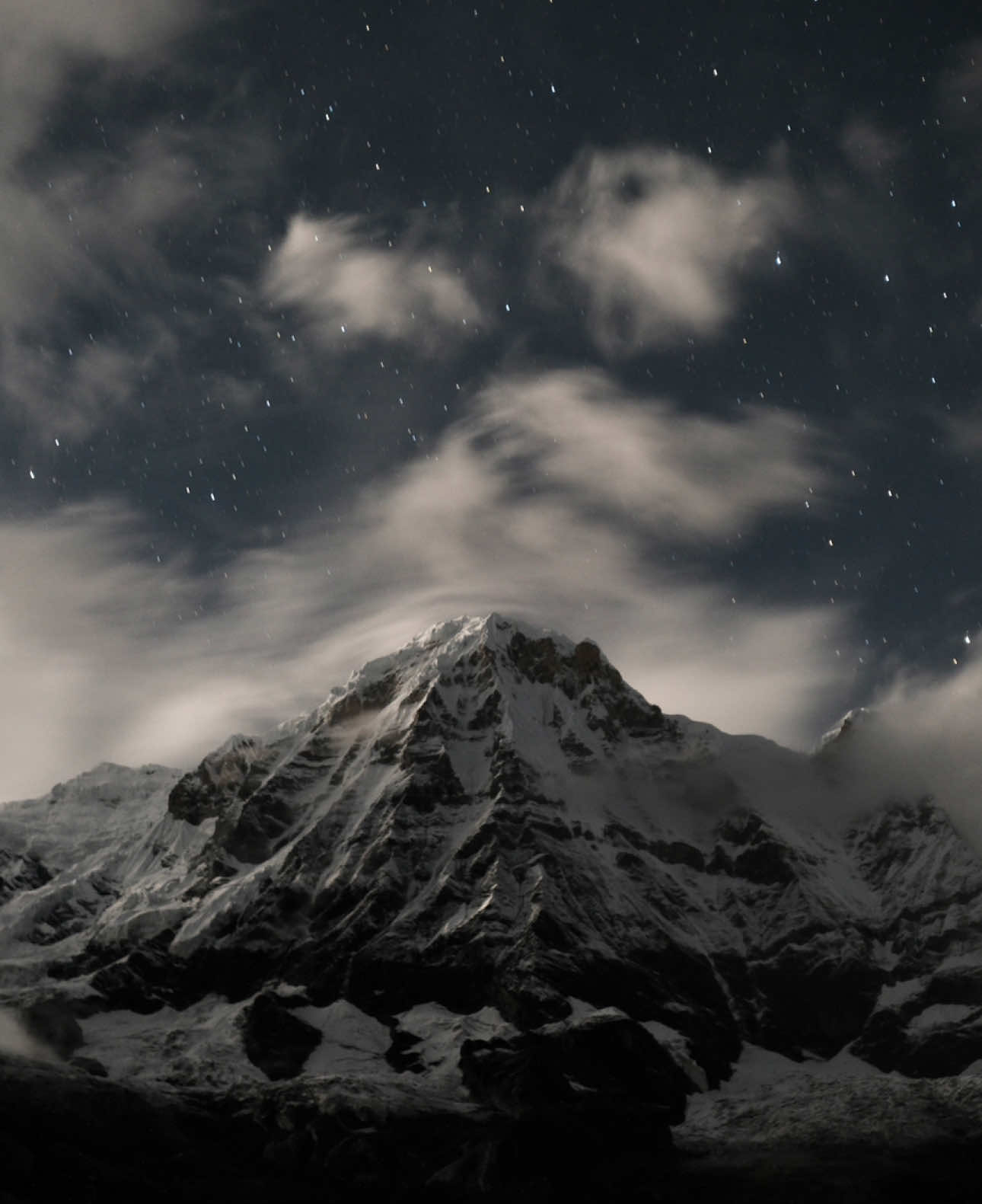 Sunrise in ABC #september #nepal #himalayas #annapurnabasecamp #Hiking 