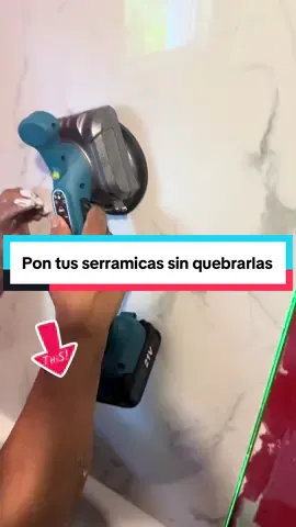 Con esta maquinita si no vas a Romper tu serramicas #tools #vibration #ceramics #title#homeimprovement 