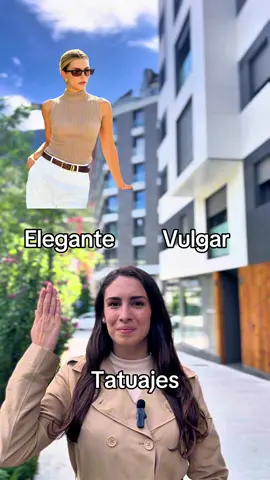 Elegante VS vulgar edición tatuajes #elegancia #eleganciaconmaeva 