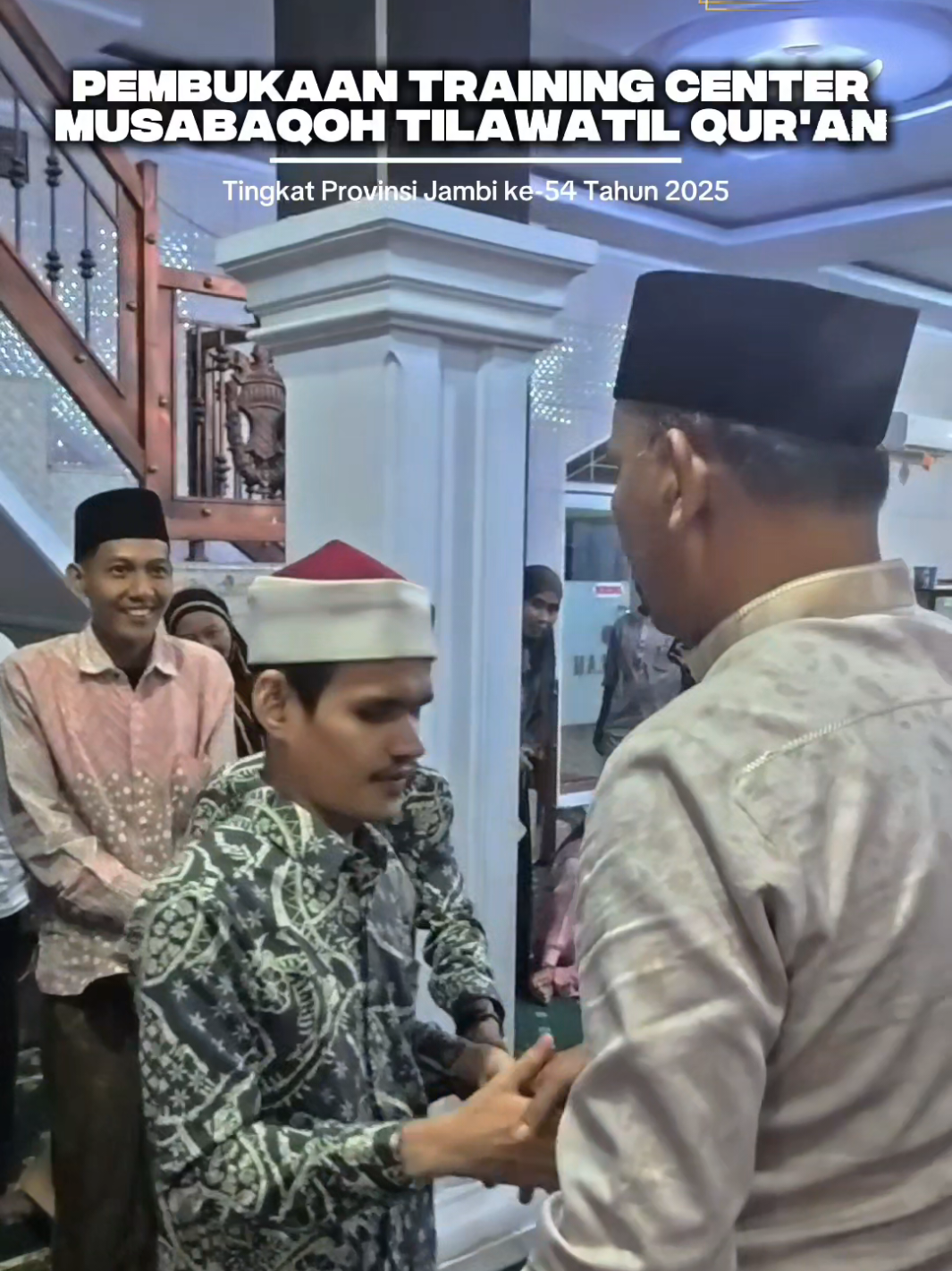 Pembukaan Training Centre (TC) Tahap 1 Musabaqoh Tilawatil Qur'an (MTQ) Tingkat Provinsi Jambi Ke-54 Tahun 2025 di Masjid Nurul Falah Sarolangun. #prokopimsarolangun #SAROLANGUNMAJU 