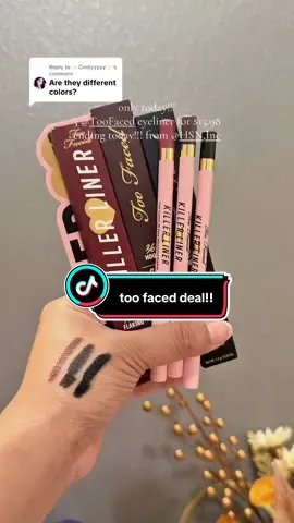 Replying to @✨Cindyyyyy✨ ending tonight!! #tiktokshopcreatorpicks #tiktokshoprestock #makeuptok #hsn #toofacedcosmetics @HSN, Inc @Too Faced 