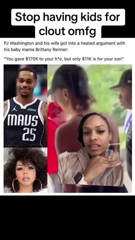 Like this is soo bad all around #greenscreen Brittney renner pj Washington Alisah viral argument baby father baby mother breakup single #fyp #shaderoom mess 