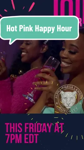 You are invited to our Private event! The Hot Pink Happy Hour, Hosted by Alpha Omega Lambda Sorority, Incorporated 📅 Friday, September 5, 2025 🕖 7:00 PM – 8:30 PM EDT 📍 Virtual | Must RSVP by email to receive the private link The Experience... Step into an evening where sisterhood meets sophistication. Imagine glowing Hot Pink cocktails, with a swanky wash of pink light, setting the vibe for a chic, elevated evening..ALL from the comfort of your own home. This is more than a gathering; it’s a signature Alpha Omega Lambda experience; connection, conversation, and vibes wrapped in an atmosphere of class and elegance. Again, This event is PRIVATE. To secure your spot, RSVP by the email on the graphic. Once confirmed, you’ll receive the private access link. #hotpinkhappyhour #alphaomegalambda #DiamondLeopards