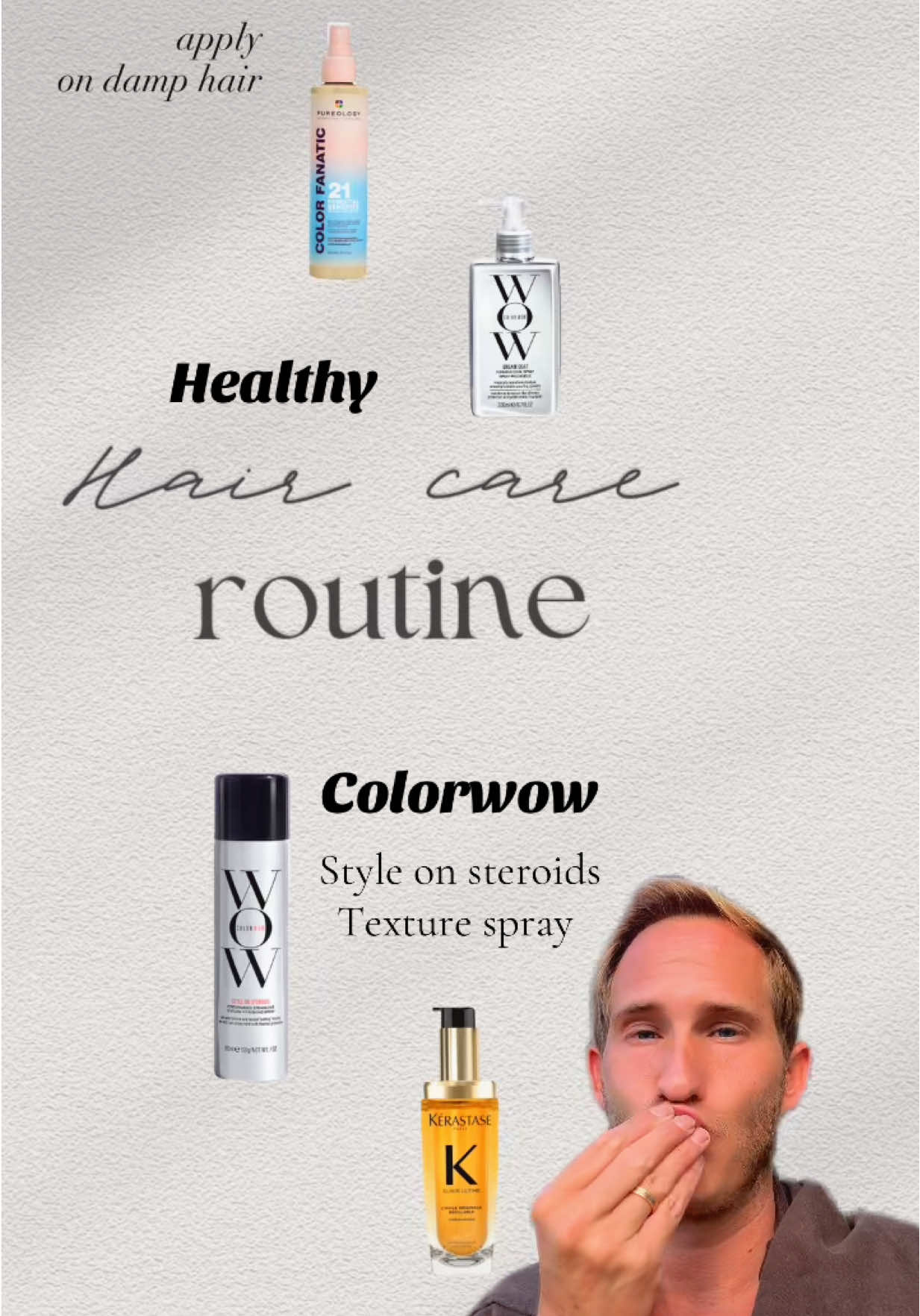 If you have fine, frizzy hair & need a  #healthyhaircare routine that will keep your blowout for Days  here’s my go to line up -  