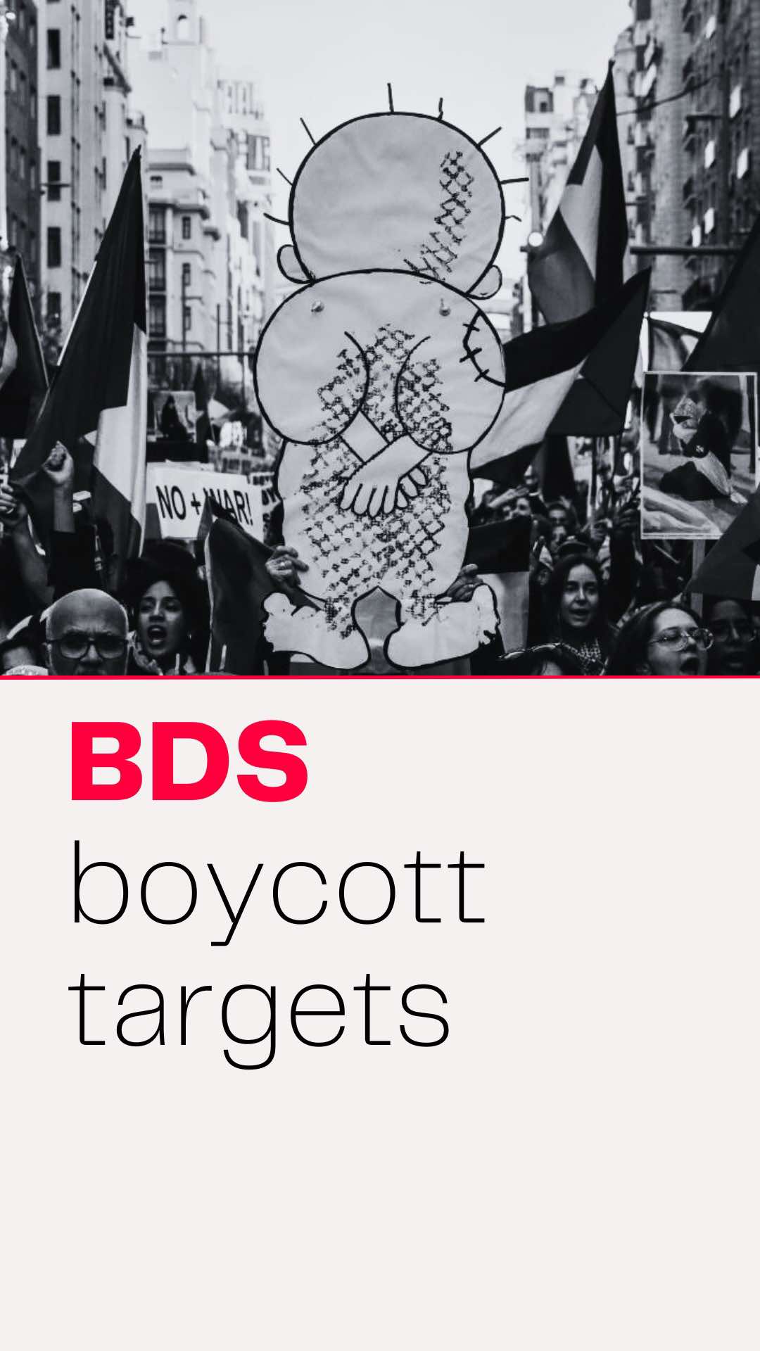BDS update: Boycott these companies now and support the @bds.movement  