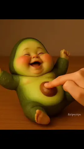 Baby avocado burst out laugh.🥑 #ai #tiktok #fyp #avocado #share
