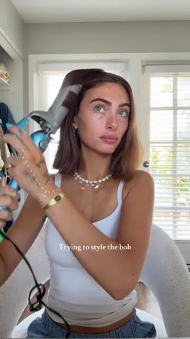 Nick calls my bob “Robert” so trying to style Robert lmk which clips were cuter!! Idk!!  #hairtok #hairstyle #bob #bobhaircut #grwm 