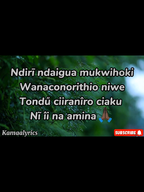Uka baba ningwetereire worship lyrics by Gladys Mwai the worshipper Ndiri ndaigua mukwihoki by Rev Ruth Wamuyu @GladysMwaitheworshipper #lylia #kikuyutiktokers #kikuyuisbae #bestfriend #lyric 