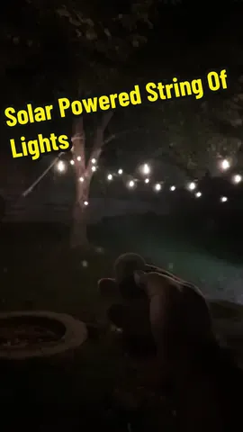Solar Powered String Lights – Energy-Saving Outdoor Glow #labordaysale #solarpowered #accessories #stringoflights #backyardvibes 