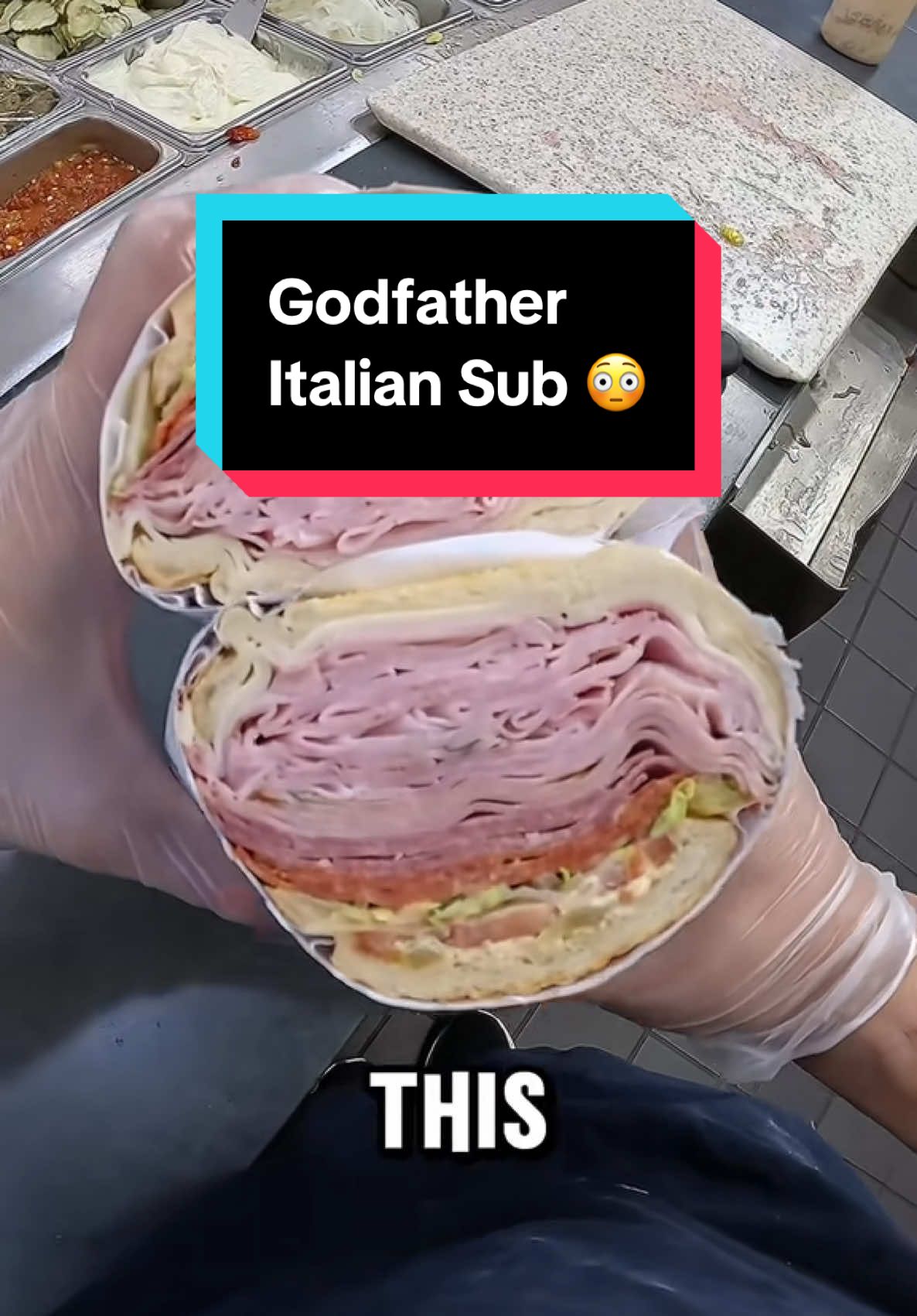 The GODFATHER of Italian Subs 💯🔥🤤  #jerseymikes #viral #italian #sub #sandwich #fyp #fy #fypシ #fypシ゚viral #fypdongggggggg 