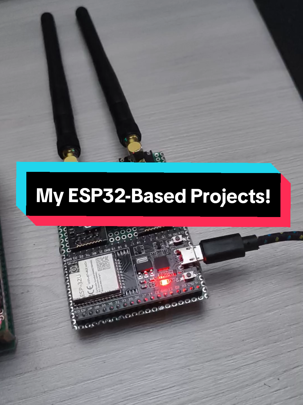 All my ESP32-Based project, but more coming soon so be tuned ✨ #project #techtok #dc #fyp #soldering 