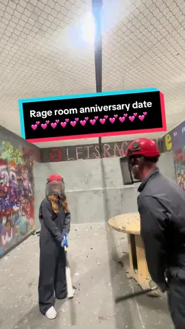 9 year anniversary activities 👩‍❤️‍👨  #rageroom #dateideas #anniversaryideas #happyanniversary #sillycouple 