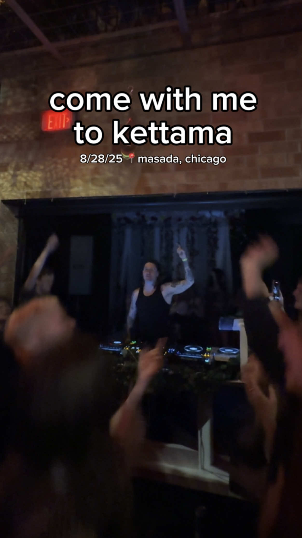 come w/ me to @KETTAMA 🕺🏽 #chicago #arcmusicfestival #arcmusicfestival2025 #chicagoedm #houseofjandra #ravescene #midwestmusicweek @ARC Music Festival @MASADA 