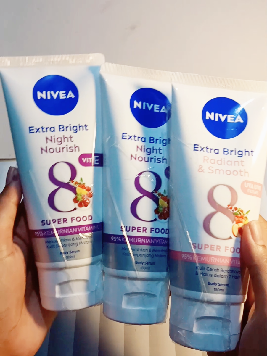 #nivea #niveabodylotion #niveabodyserum #niveaextrabright #promonivea 