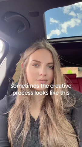 It’s not always computers and phones sometimes it’s sitting in your car, listening to the birds with the breeze in your hair #creative #artist#arttok 