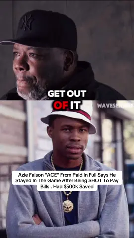 Azie Faison “Ace” From Paid In Full Says He Stayed In Teh Game After Being Shot To Pay Bills And Had $500k Saved #paidinfull #streetlegend #harlem #gangster #boss 