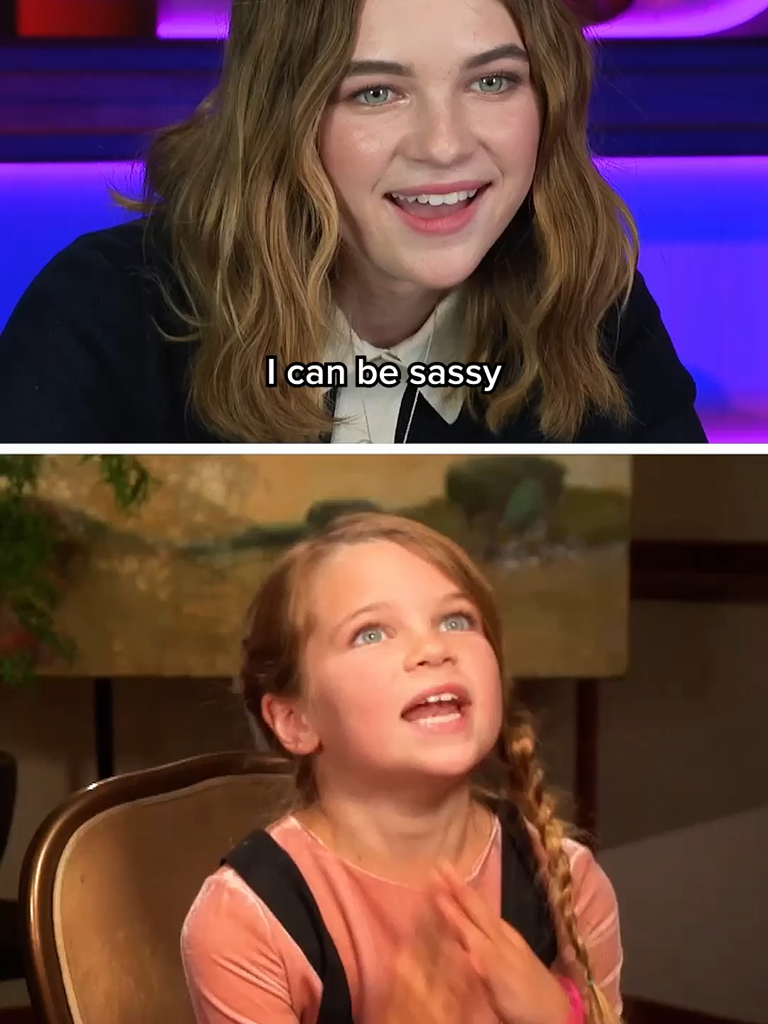 Raegan Revord reacts to their first ET interview... some things never change. 🥹 #raeganrevord #youngsheldon #georgieandmandy #bigbangtheory