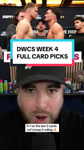 DWCS WEEK 4: Full Card Picks! #UFC #dwcs #contenderseries #sports #mma