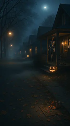The streets have gone quiet. Candy bags forgotten.  Decorations still dancing in the wind… but no one is there. 🌫️🎃 Welcome to the part of Halloween no one talks about.  #Halloween #halloweennostolgia #horrortok #fyp #asmr 