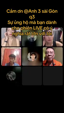 Anh 3 sài Gòn q3, cảm ơn bạn vì đã đặc biệt ủng hộ phiên LIVE của tôi! Tôi sẽ tiếp tục sáng tạo nội dung LIVE hay hơn!@Anh 3 sài Gòn q3 #tiktoklive #livehighlights #livegift #handhearts #tráitimtrongbàntay 
