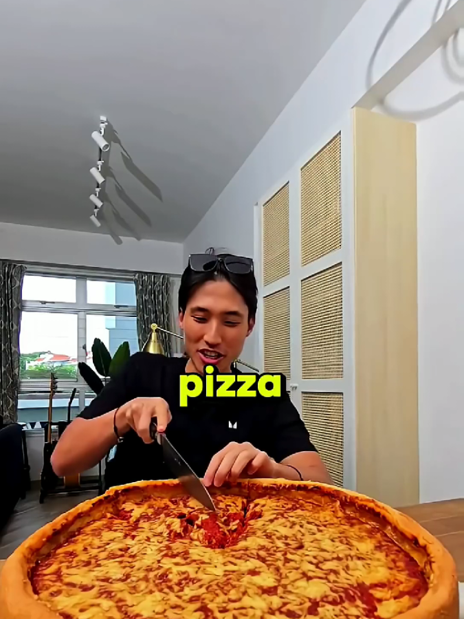 100 Years of Free Pizza 😨 #dominospizza #dominos #free #fyp #foryou 