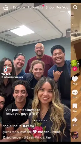 This is a huge violation of privacy and such unprofessional behavior! Imagine being a patient (especially a female patient) and you have no clue that the staff at the doctors office you go to are making TikTok videos about you as a patient leaning “gifts” discharge after having a medical procedure done! How would you feel if you’re privacy was violated and then to boot they’re making fun of you for all the world to see!? I hope all these employees get fired and have their licenses and certifications revoked because this is a huge disrespect for your patients! SMH so unprofessional and disgusting that a place you go to in trust and confidentiality are exposing and humiliating women like this! #sutterhealth #sansum #santabarbara #california #medicaltiktok @Sutter Health  Reposted from @Ruby with News 