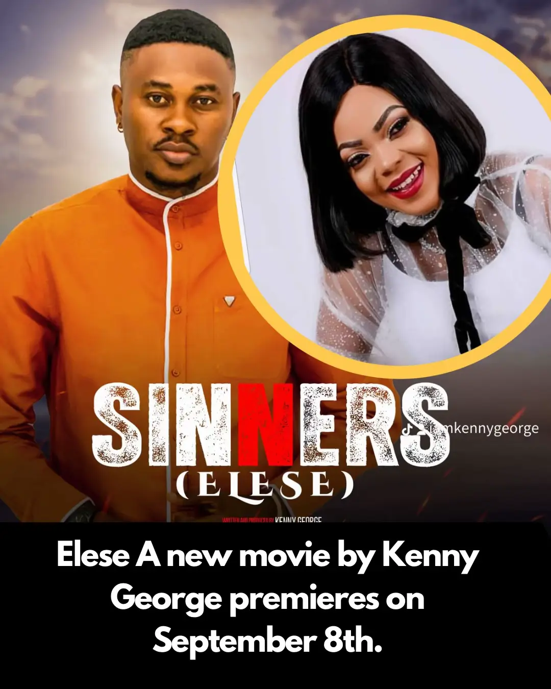 Sinners drop on the 8th of September! Get ready .. From the stable of only one Kenny George Oosha #follow 