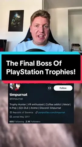 This guy has earned over 15,000 PlayStation platinum trophies, he really is the Final Boss of trophy hunters! #gaming #playstationtrophy #platinumtrophy #ps5 #playstation 