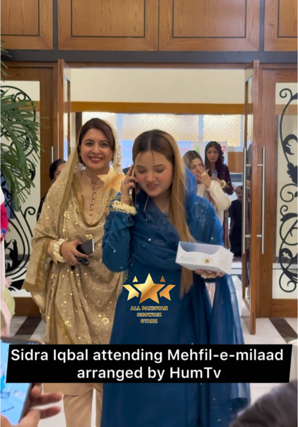 #SidraIqbal attending #Mehfilemilaad arranged by #HumTv happening now in #Karachi   #viral #videoviral #for #fyp #Mehfilemilaad #HumTv #foru #amnarasool #allpakshowbizstarz