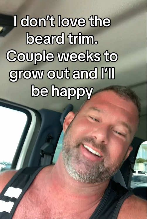 I don’t love the beard trim. I’ve got such a baby face. Omg. 