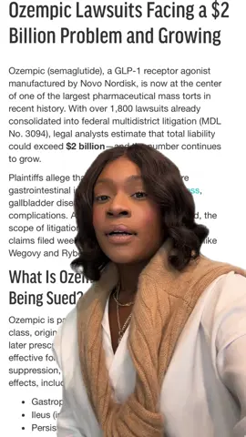 Did you guys see that Ozempic is being sued and facing a class action lawsuit due to its awful side effecfs? To my folks without Diabetes, are we still out here taking Ozempic and its variations as a shortcut for weight loss instead of hard work and consistency with our diet and the gym?   #creatorsearchinsights #ozempic #glp1 #weightloss 
