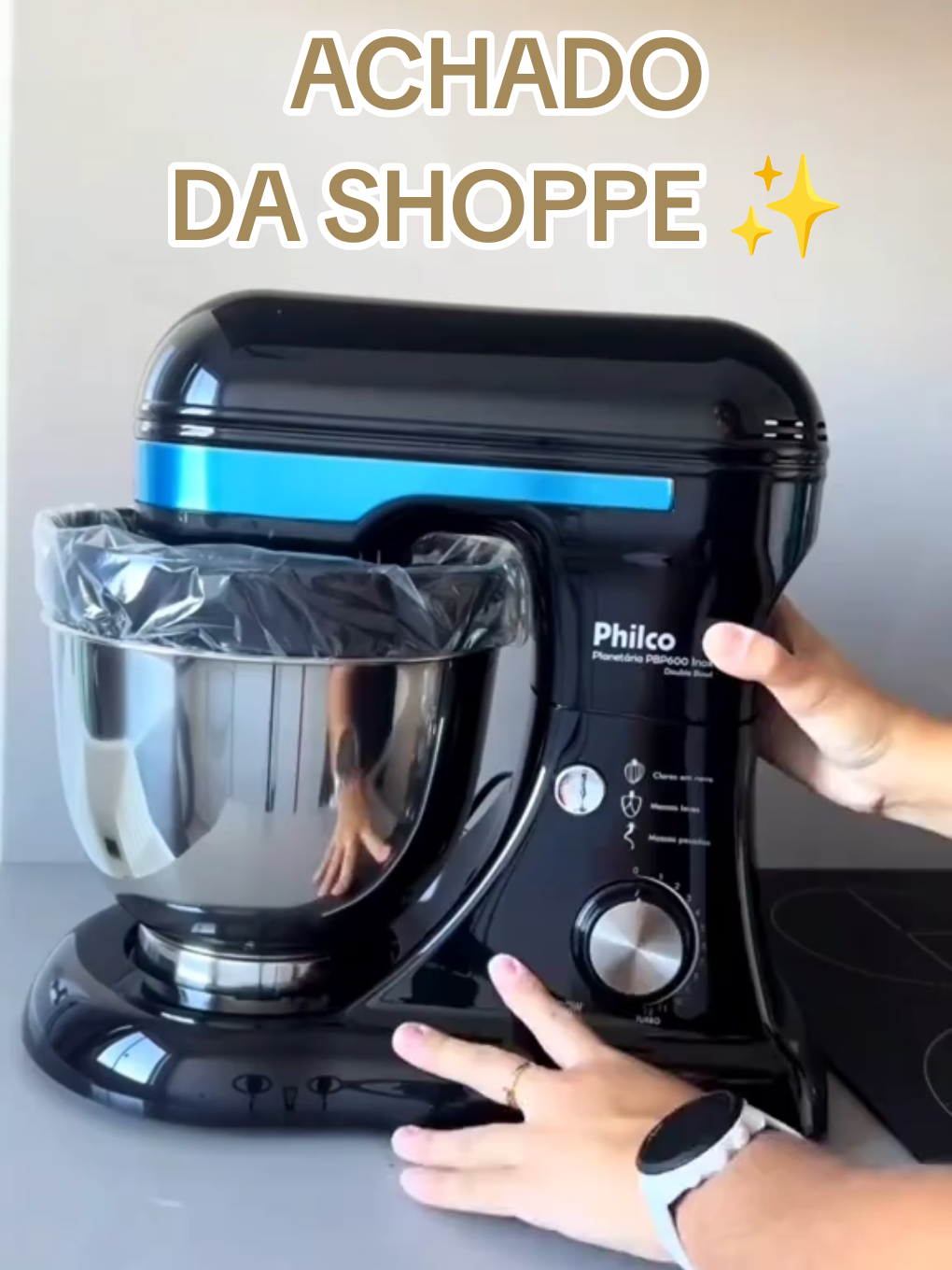 Batedeira Planetária #achadosshopee #batedeiraplanetaria #batedeira #praticidadenacozinha 