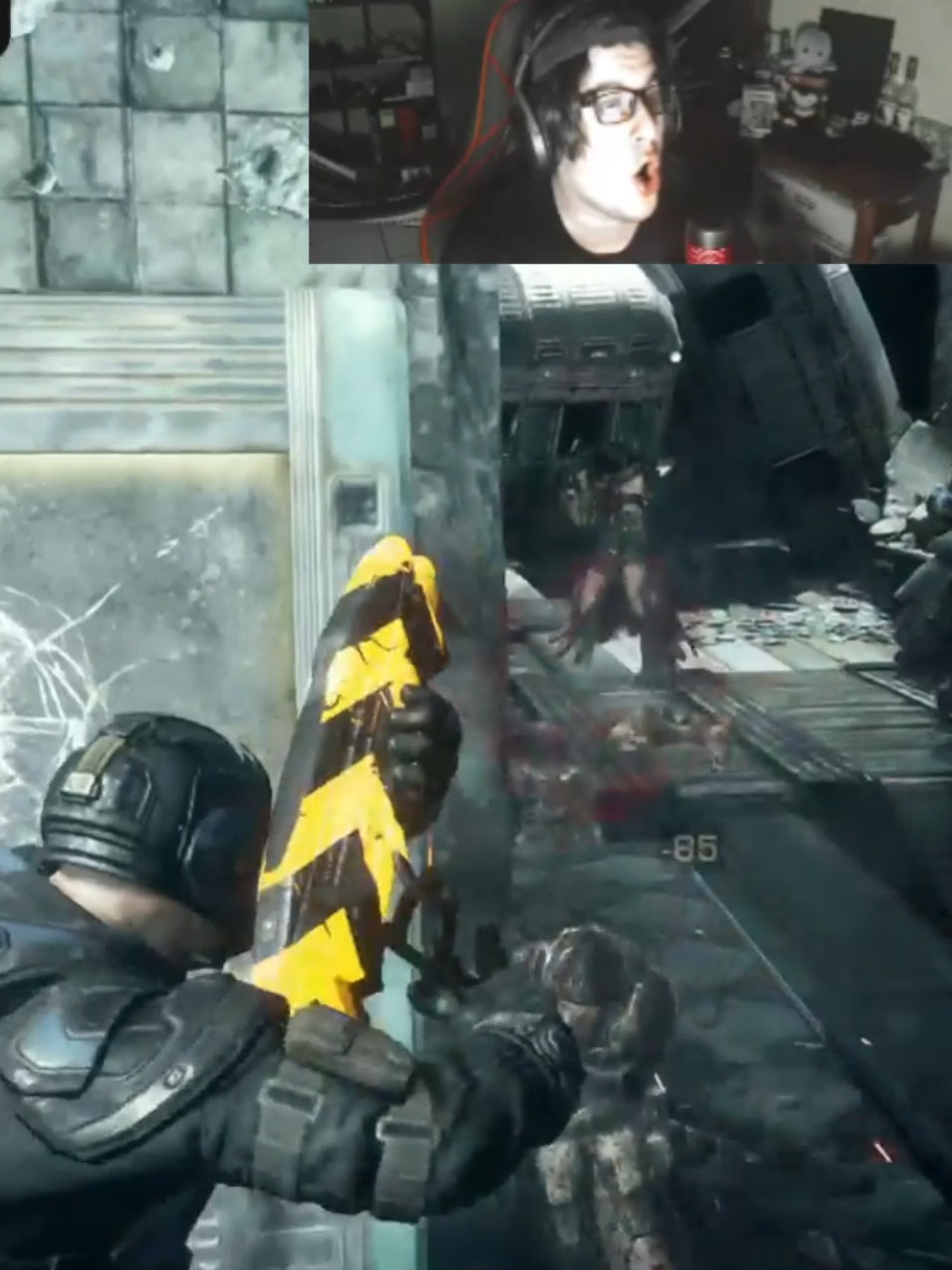 JAJA no sabía 😂😭 #gearsofwar #streamer #twitchstreamer #twitchclips #funny 