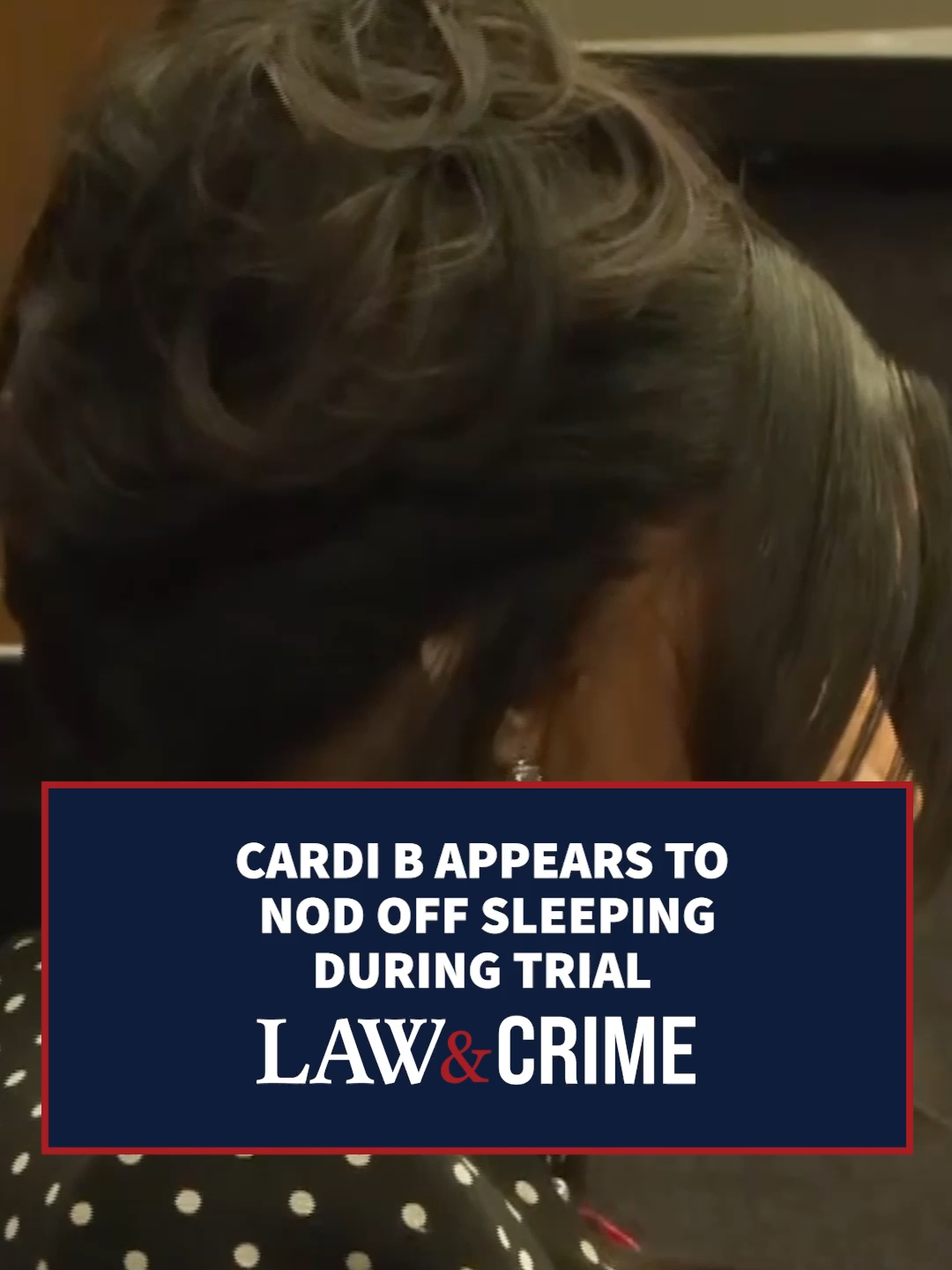 WATCH: On Tuesday, the closing arguments began in the civil trial against rapper Cardi B. The rapper is accused of assaulting a former security guard at an OB-GYN office in 2018. While the plaintiff's lawyer was giving his closing argument, Cardi B appeared to fall asleep.  #Trial #cardiB #Court #Livetrial #rapper #Sleeping #celebritynews