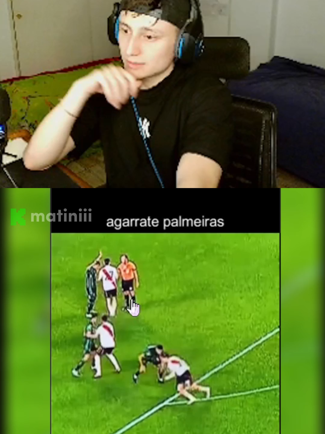 AGARRATE PALMEIRAS | #riverplate #palmeiras #futbol #clips #stream #kick #argentina #fyp #matini