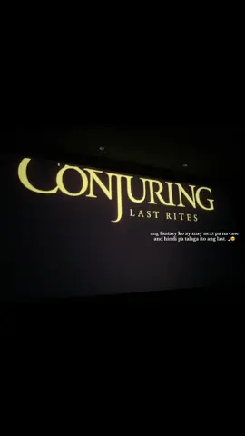 no more Ed and Lorraine Warren! ☹️💔 midnight screening was superb! #conjuringlastrites #edwarren #lorrainewarren #horror #fyp 