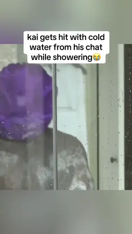 kai gets hit with cold water from his chat while showering😭#mafiathon3 #kaicenat #fyp #viral #rakai 