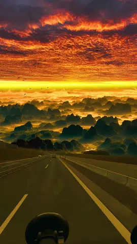 WOW,sunset 🌄🫶✨#sunset #fyp 