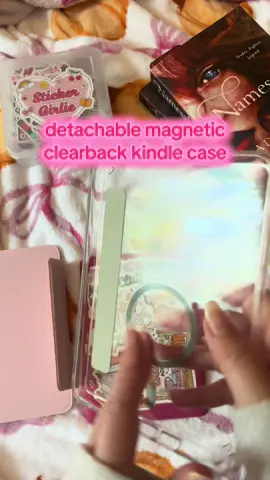 You need this detachable magnetic kindle case if you love to decorate your kindle back with stickers but also want to protect the front screen!!! Perfect for kindle readers who love to decorate for the seasons! @SESENSE-global created more color options, sizes for the kindle basic, paperwhite 11th gen and paperwhite and colorsoft! They will release new designs soon too!! Linked in my TikTok showcase 🫶✨🩷 #sesense #kindle #kindlecase #stickers #decorate 