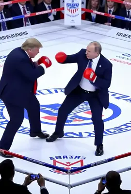 Trumps and Putin fighting in Box fight #boxing #fight #boxfight #trump #putin