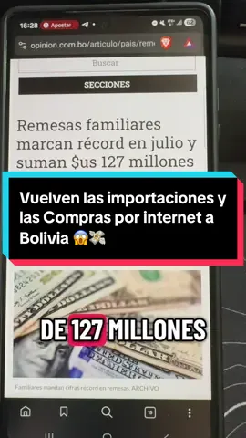 Vuelven las importaciones y las Compras por internet a Bolivia 😱💸 #arsac #importacion #comprasonline #comprasporinternet 