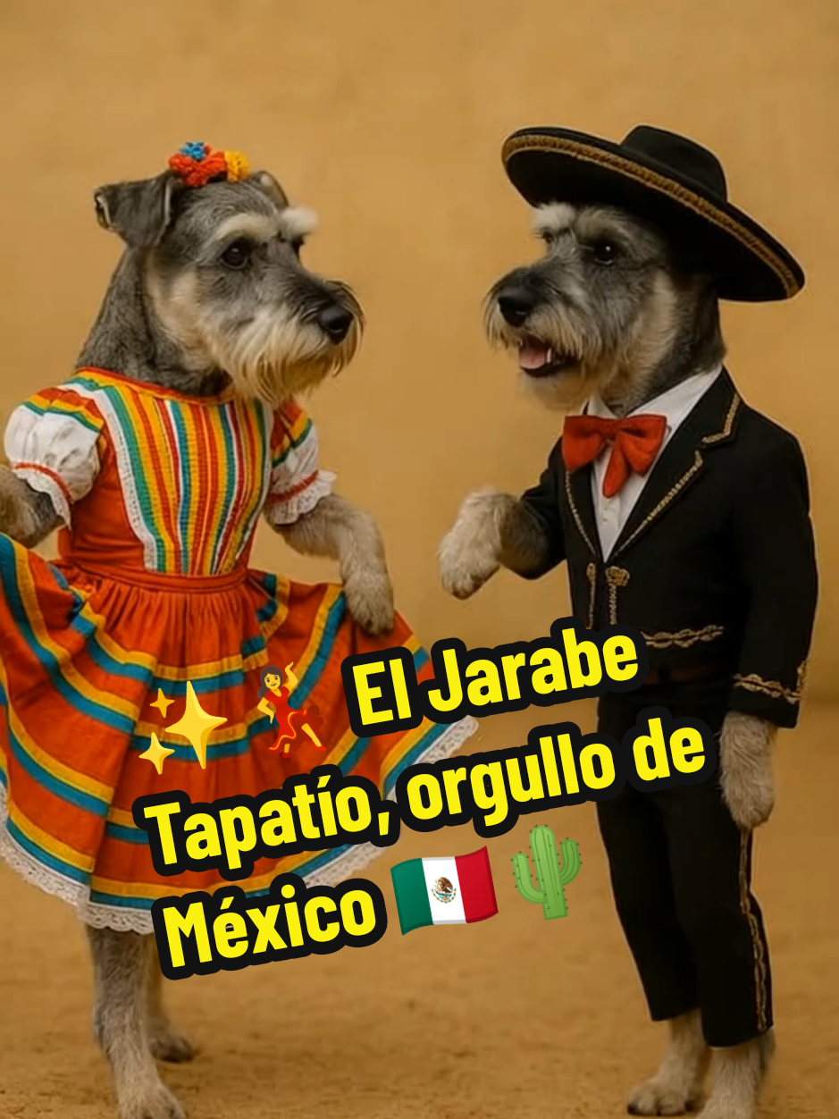 ✨💃 El Jarabe Tapatío, orgullo de México 🇲🇽🌵 Con sus colores, su música y su ritmo, este baile tradicional une corazones y celebra nuestras raíces 🎶❤️ #JarabeTapatío #BaileMexicano #Folklore #MéxicoLindo #DanzaTradicional 