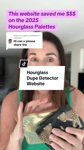 Replying to @Angelica Goldhaber @Fabi https://fab9.github.io/hourglass-detector/ #matureskinmakeup #hourglasscosmetics #hourglassholidaypalette2025 