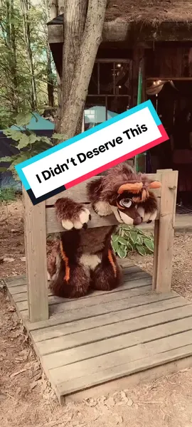 What did I do to deserve this? Shot by @XeKir   #furry #fursuit #fantasy #fair 