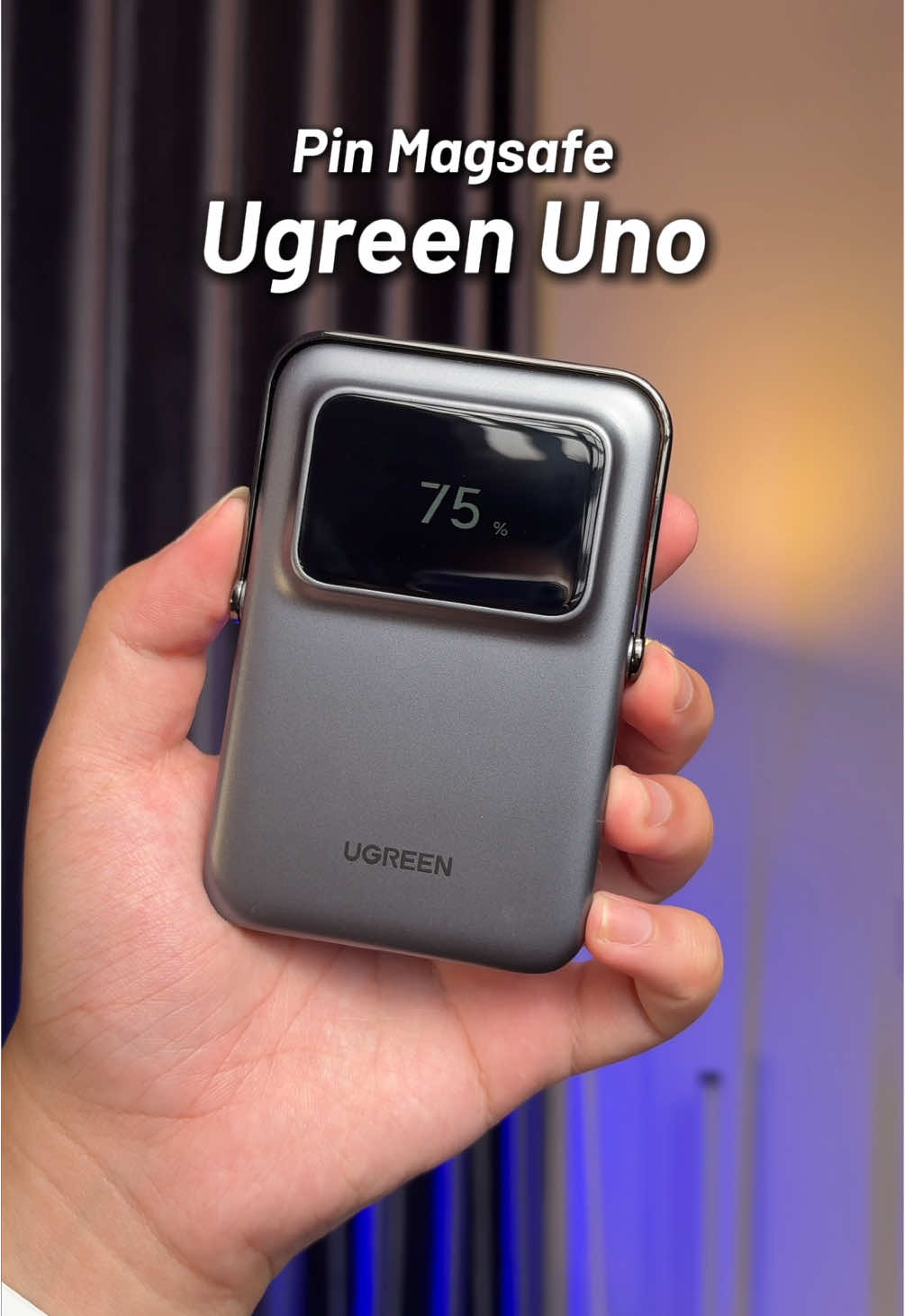 Pin Magsafe vừa đẹp, dùng vừa ngon thì em Ugreen Uno này chuẩn quá rồi #LearnOnTikTok #tomchu #novagr #thanhcongnghe 